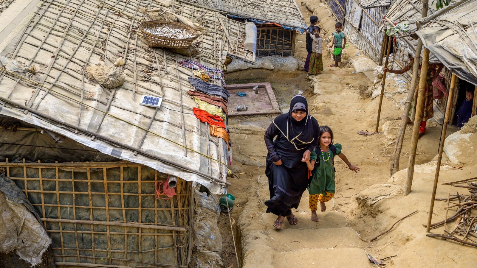 For 12 hours, we walk with 5-year-old Jannatul through what a typical day might look like for her as a Rohingya refugee child in a camp in Bangladesh.
