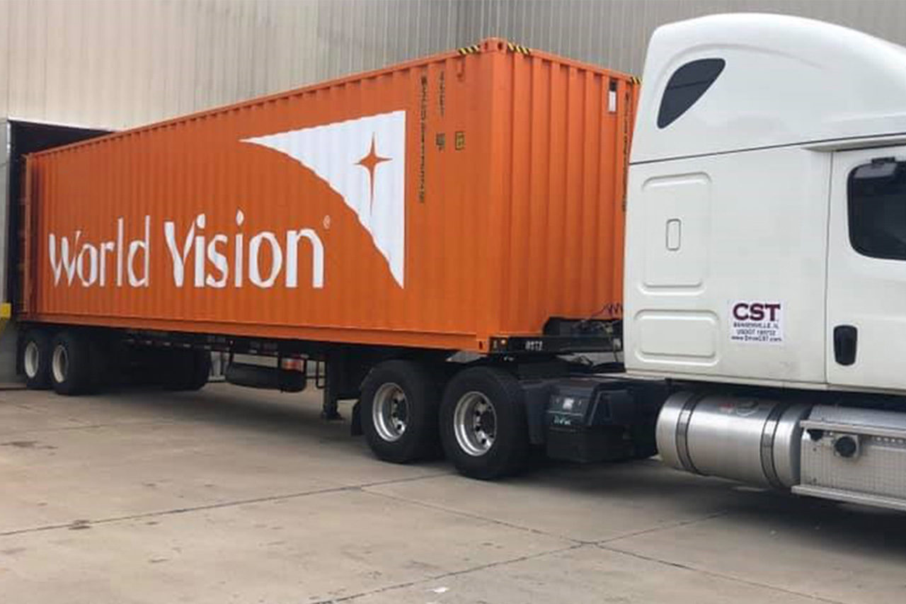 Milestone Container of Donated Product Headed to Zambia