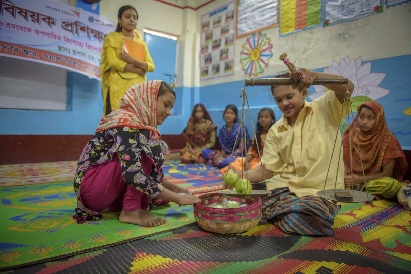 A World Vision child protection program in Bangladesh helps program participants learn life skills &mdash; decision making, problem solving, and creative thinking.