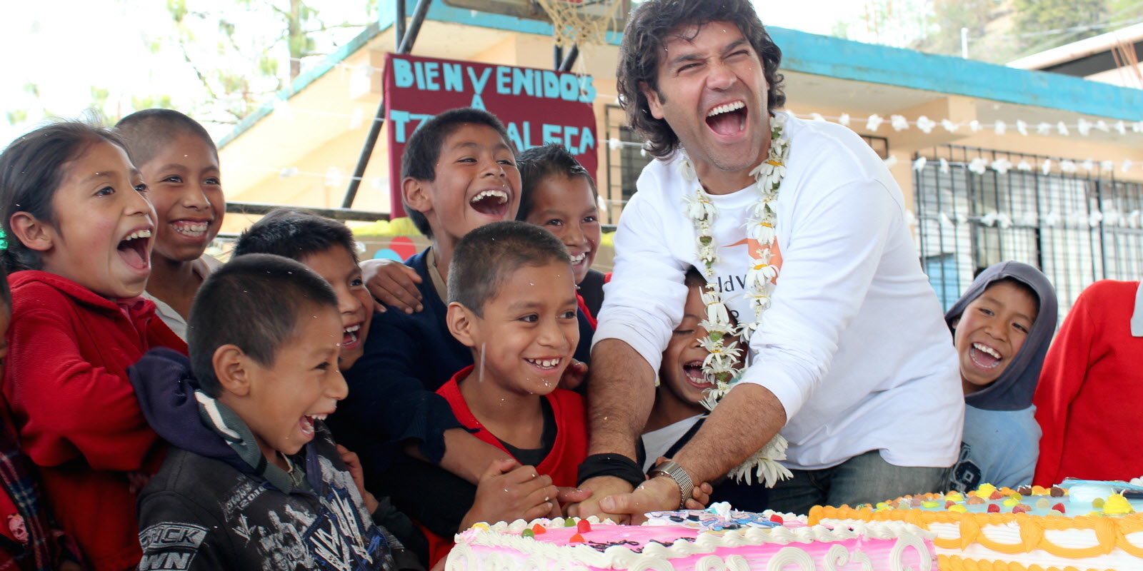 sponsored child birthday party, Mexico